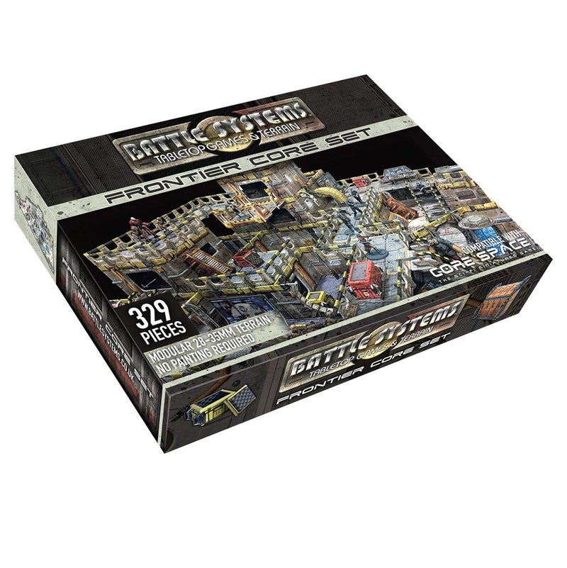 Battle Systems Sci-fi Terrain Frontier Core Set - 28-35mm RPG/Wargames / 40k Necromunda Card Scenery - Image 4
